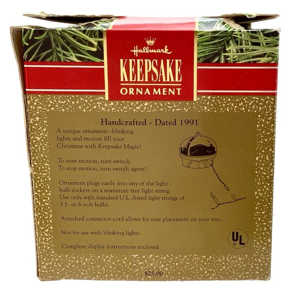 Hallmark 1991 “Arctic Dome” Magic Blinking Lights & Motion Ornament - Picture 3 of 15